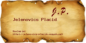 Jelenovics Placid névjegykártya